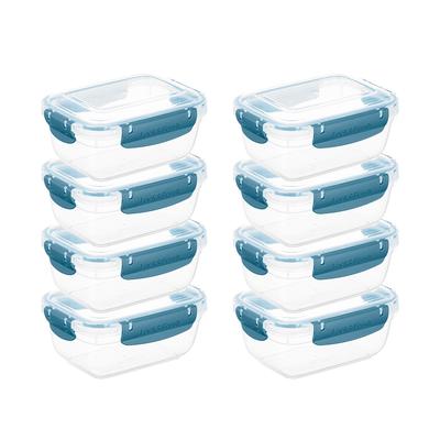 Superio Airtight Food Storage Containers with Leakproof Lids (8 Pack)