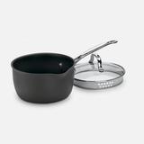 Cuisinart Chef's Classic Nonstick Hard Anodized Cookware 2 Qt. Cook and Pour Saucepan with Cover