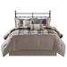 Gracie Mills Nanette 7-Piece Bufallo Plaid Printed Herringbone Comforter Set