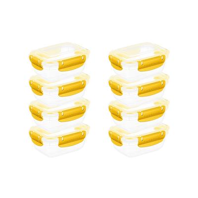 Superio Airtight Food Storage Containers with Leakproof Lids (8 Pack)