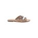 Marc Fisher Sandals: Tan Solid Shoes - Women's Size 8 - Open Toe