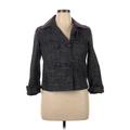 Calvin Klein Jacket: Short Gray Jackets & Outerwear - Women's Size 14