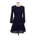 J.Crew Casual Dress - DropWaist: Blue Dresses - Women's Size 8