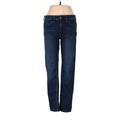 CALVIN KLEIN JEANS Jeans - Mid/Reg Rise: Blue Bottoms - Women's Size 6 - Sandwash