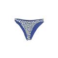 Maaji Swimsuit Bottoms: Blue Leopard Print Swimwear - Women's Size Large