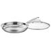 Cuisinart Chef's Classic Stainless Cookware 12" Skillet with Glass Cover