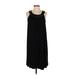 MICHAEL Michael Kors Cocktail Dress - Mini Scoop Neck Sleeveless: Black Print Dresses - Women's Size 2X-Small