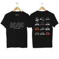 2024 Hommes AC T Shirt Casual 50 Ans Logo Histoire DC T-shirt Graphique Respzed Sports Y-Confortable