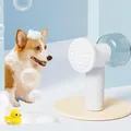 Distributeur de shampoing pour animaux de compagnie brosse de bain pour chien mousse automatique