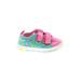 Sneakers: Slip-on Platform Feminine Pink Print Shoes - Kids Girl's Size 7