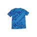 Hurley Short Sleeve T-Shirt: Blue Tops - Kids Boy's Size 7
