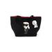 Karl Lagerfeld Tote Bag: Black Solid Bags