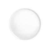 Cameo China 709-R131 13" Round Flat Plate w/ Narrow Rim - Ceramic, White