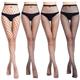 14 Styles Sexy Fishnet Stockings Tights for Women Lingerie Ladies Solid Tops Lace Fishnet Thigh High Stockings