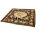 Brown 73 x 65 x 1 in Area Rug - Lofy Rectangle Moldovian Floral Rectangle 5'5" X 6'1" Area Rug Cotton/Wool | 73 H x 65 W x 1 D in | Wayfair