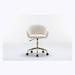 Mercer41 Yorman Office Chair Upholstered/Metal in Gray/Brown | 30.5 H x 23.43 W x 22.4 D in | Wayfair BBB741947D1D40A4BDC2B9D5475E3675