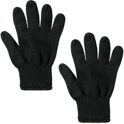 2 x Ofenhandschuh, hitzebeständig bis 250 °c, Aramid, Universalgröße, Handschuh für Grill, Ofen,