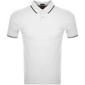 Boss Passertip Polo T Shirt - White - Boss T-Shirts