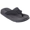 Zehentrenner SKECHERS "TANTRIC-FRITZ", Herren, Gr. 40, schwarz, Textil, used, casual, Schuhe, Sommerschuh, Schlappen, Poolslides, Badeschuh, mit weichem Zehensteg