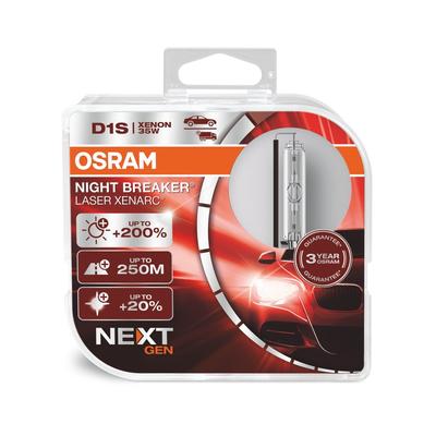 OSRAM D1S XENARC NIGHT BREAKER LASER next Gen (2Stk.) Glühlampe, Fernscheinwerfer,Glühlampe, Nebelscheinwerfer,Glühlampe