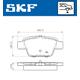 SKF Bremsbelagsatz, Scheibenbremse Hinten Rechts Links für FIAT Bravo II 1.6 D Multijet ALFA ROMEO Mito 1.4 MultiAir Turbo 1.9 LPG LANCIA Delta III