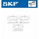 SKF Bremsbelagsatz, Scheibenbremse Vorne Rechts Links für SUZUKI Swift IV 1.2 4x4 1.3 DDiS FORD Fiesta VI 1.4 TDCi 1.6 SUBARU Justy AWD DAIHATSU