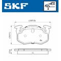 SKF Bremsbelagsatz, Scheibenbremse Vorne Rechts Links für RENAULT 5 1.0 1.1 Super Rapid 1.6 D Twingo I 1.2Clio 20 2.1 TD