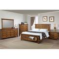 Loon Peak® Hatzman 5 - Piece Bedroom Set in Rustic Honey Wood in Brown | 57.75 H x 86 W x 85.6 D in | Wayfair 5E3F85E863B944179DF142EB7A436787