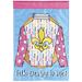 Arlmont & Co. Santara 2-Sided 18" H x 13" W Polyester Garden Flag in Blue/Pink/White | 18 H x 13 W in | Wayfair 1F9BAD6D768E40E3B31DB465385ECD12