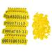 100 Sets Ear Signs Sheep Number Tag Applicator Calf Tags Veterinary Plastic