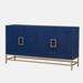 Mercer41 Yume 15.7" Sideboard in Blue | 34 H x 15.7 W x 59.8 D in | Wayfair E9A8BDF5A37C4E4C8408AE355200F03A