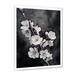 Winston Porter Cherry Blossoms White On 20 Shades Of Gray I On Canvas Print Canvas, Cotton in Gray/Red/White | 20 H x 12 W x 1 D in | Wayfair