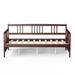 Red Barrel Studio® Juran Daybed Wood in Brown | 36 H x 58 W x 79.5 D in | Wayfair 4568E9CAEF914B26B37E3544BBF9B94D