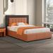 Red Barrel Studio® Practical design Platform Bed Frame w/ Sturdy metal frame & four Large Storage Drawers Metal in Orange/Brown | Wayfair