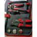 Arealer Wire Crimper kit With Wire Red End Terminals Crimper Tool End Pliers Crimper Tool Terminals With Wire Terminal Pliers 4 In 1 Wire Red And Wire Reliable Tool 6588 4-in-1 Versatile Tool Various