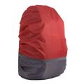 SUKIY Outdoor Travel Backpack Rain Cover Foldable With Safety Reflective Strip 10-70L(gray red S)