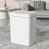 Deagia Bathroom Decor Clearance Touchless Sensor Trash Can 14 Liter/3.7 Gallon Small Capacity Trash Can with Lid Sensor Kitchen Bin Recycling for Kitchen/Living Room/Office