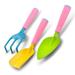 solacol Tools Tool Set Gardening Garden Gardening Supplies Tool Gardening Tools Garden Tools Kids Gardening Tools Set 6 Pcs Garden Tool Set for Kids Outdoor Playset Kids Yard Tools Garden Toys for