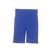 90 Degree by Reflex Athletic Shorts: Blue Activewear - Women's Size Medium