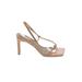 EGO Sandals: Tan Solid Shoes - Women's Size 6 - Open Toe