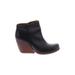 Kork-Ease Ankle Boots: Black Solid Shoes - Women's Size 6 1/2 - Round Toe