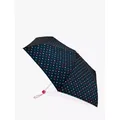 Fulton L553 Superslim Ditsy Heart Umbrella, Blue/Multi