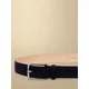 Charles Tyrwhitt Suede Leather Belt, Dark Navy