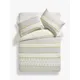 John Lewis Textured and Decorative Fusion Nisha Stripe Duvet Cover Set