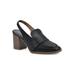 Women's Vocality Slingback by White Mountain in Black Smooth (Size 11 M)