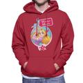 Disney Christmas Tangled Rapunzel Winter Magic Men's Hooded Sweatshirt Cherry Red Small