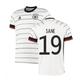 2020-2021 Germany Home Adidas Football Shirt (SANE 19) White Small 36-38 inch Chest