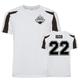 UKSoccerShop Isco Real Madrid Sports Training Jersey (White/Black) Large (42-44 inch)