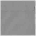 ColorSono Graphite Grey Peel/Seal 160mm Square Coloured Grey Envelopes. 100gsm Swiss Premium FSC Paper. 160mm x 160mm. Wallet Style Envelope. 25