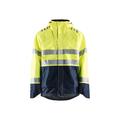 Blaklader 4088 hi-vis waterproof shell jacket multinorm - mens (40881532) Yellow/navy blue 4xl